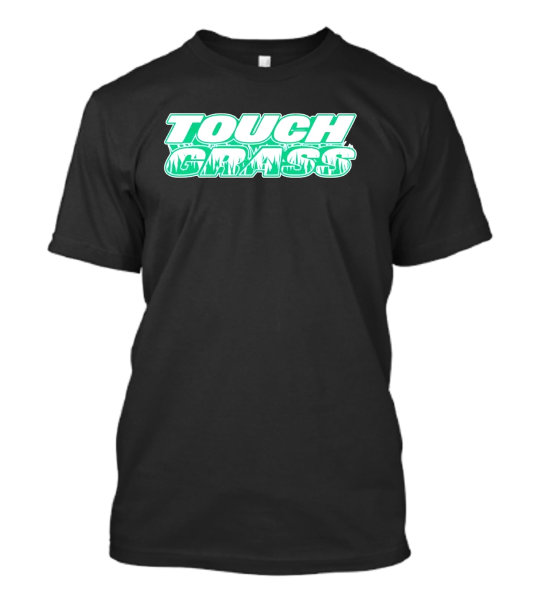 TOUCH GRASS Green Nature Aesthetic T-Shirt
