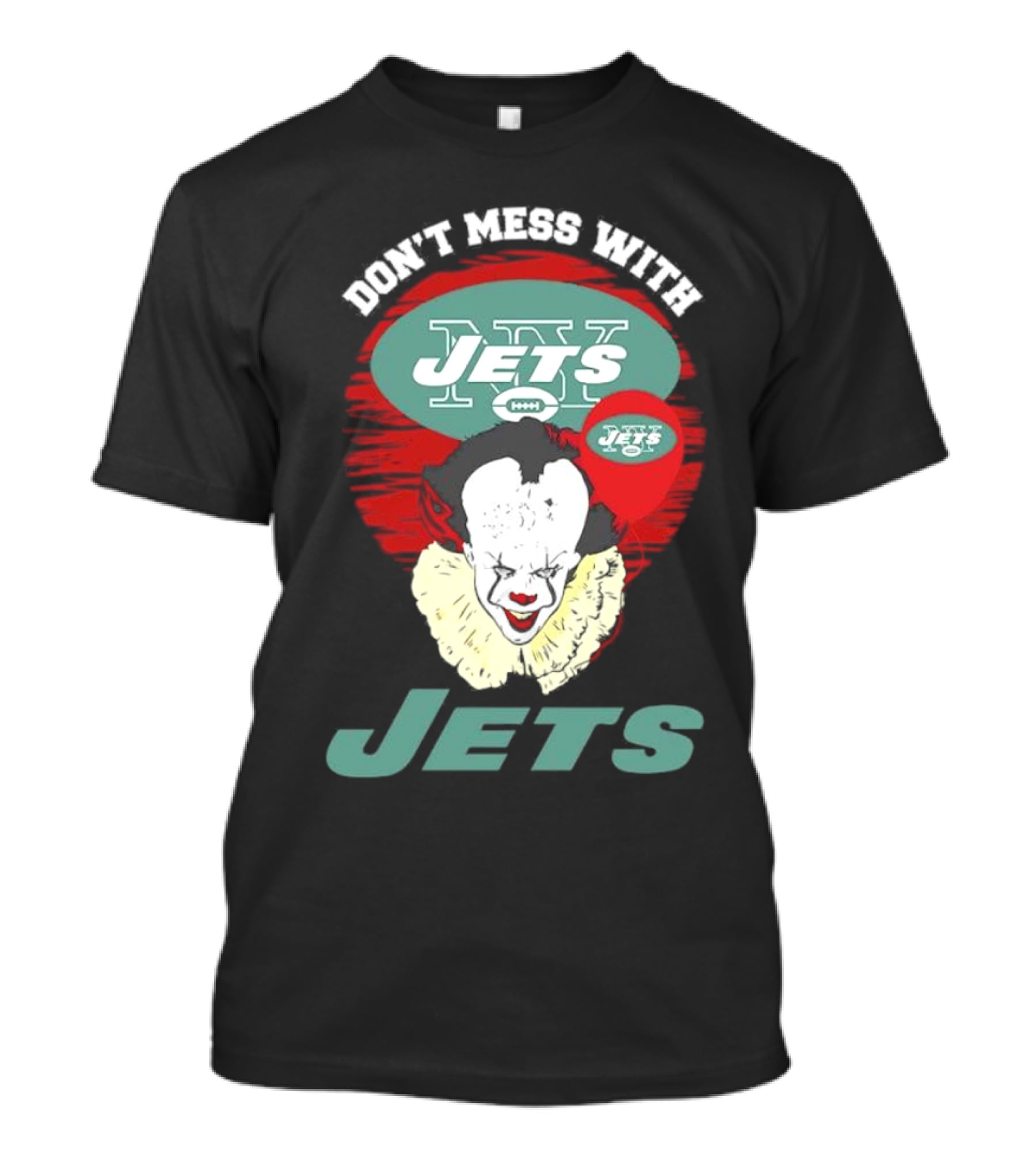Don't Mess With Jets Pennywise Crossover T-Shirt