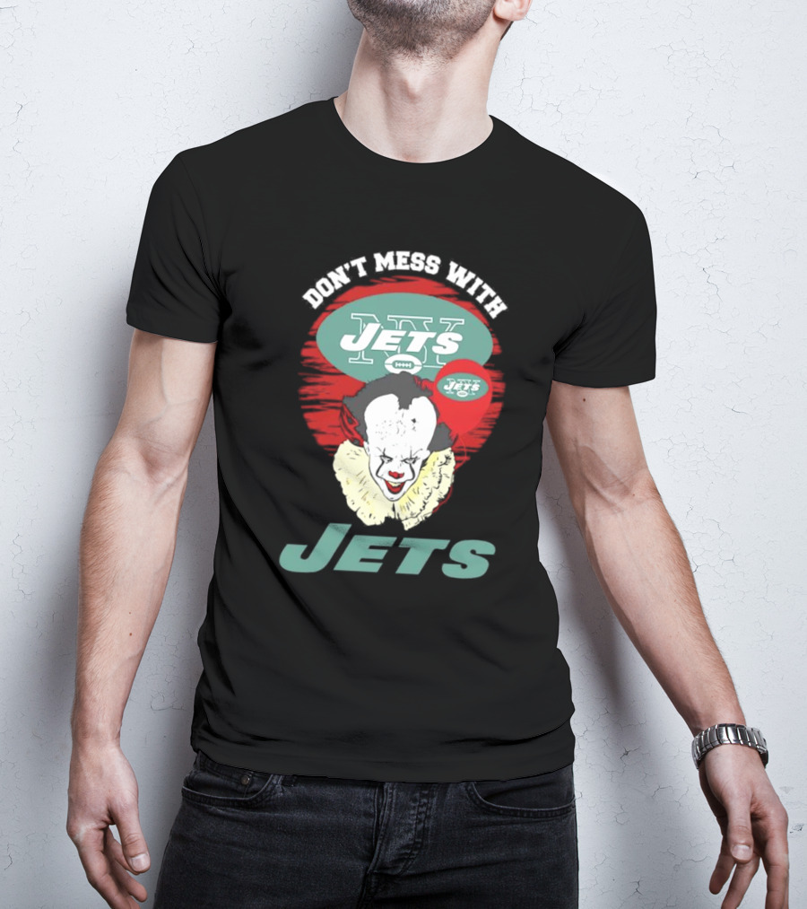 Don't Mess With Jets Pennywise Crossover T-Shirt