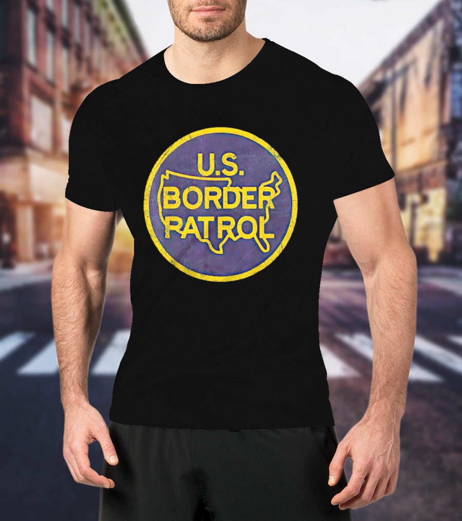 U.S. Border Patrol Map Emblem T-Shirt