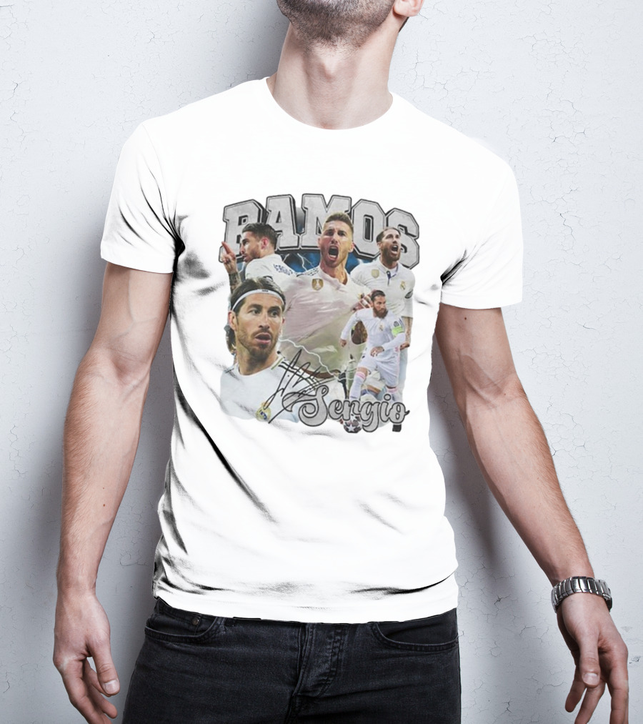 Ramos Sergio Real Madrid Football Soccer T-Shirt