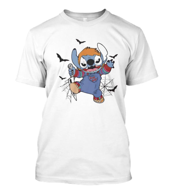Stitch Chucky Mashup Good Guys Halloween T-Shirt