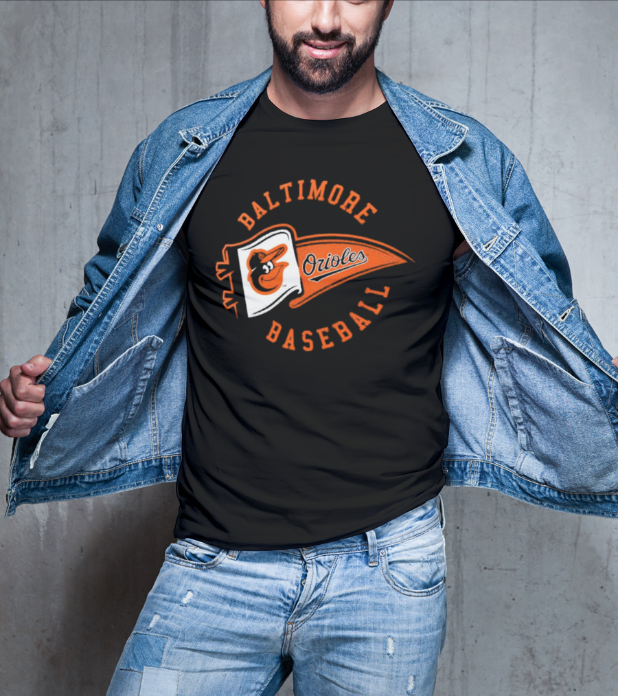 Baltimore Orioles Baseball Baltimore Pennant T-Shirt