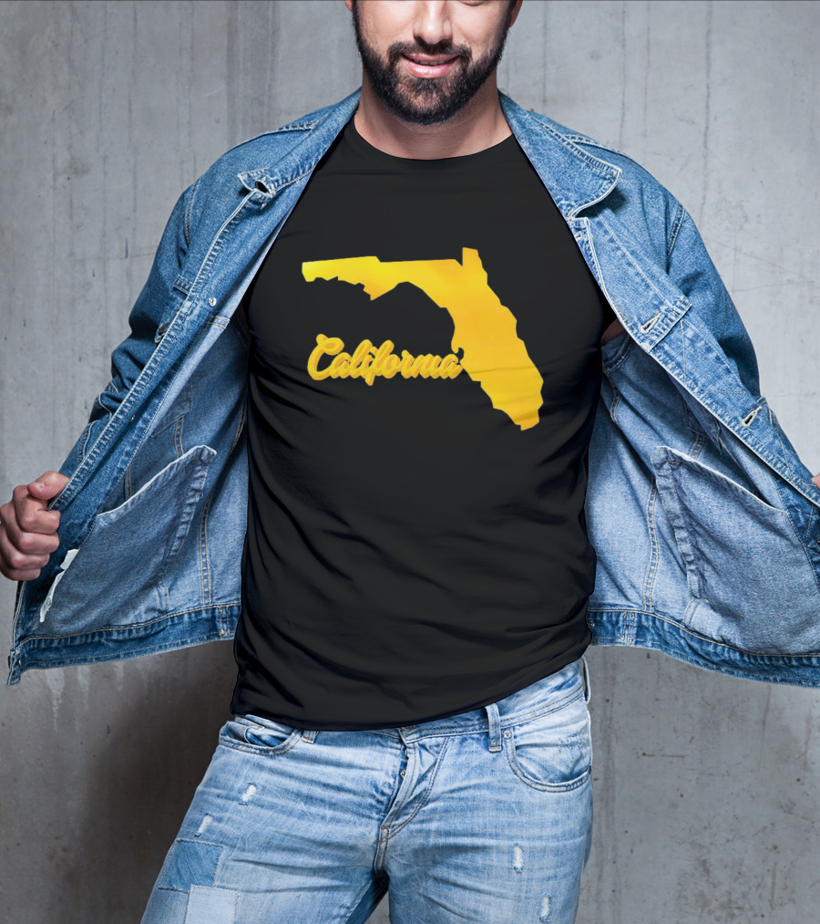 California Florida Map Playful Twist T-Shirt