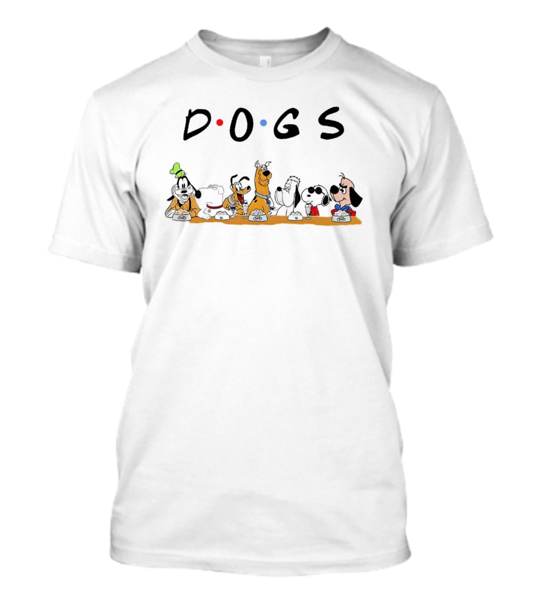Disney Dogs Inspired By Sitcom Friends T-Shirt
