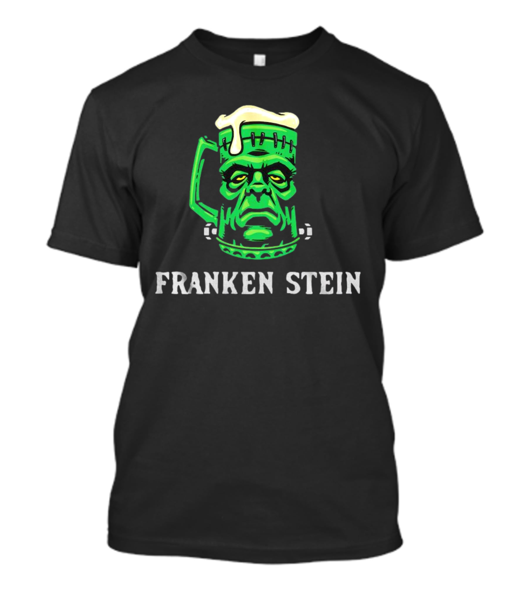 Franken Stein Beer Mug Monsters Halloween T-Shirt