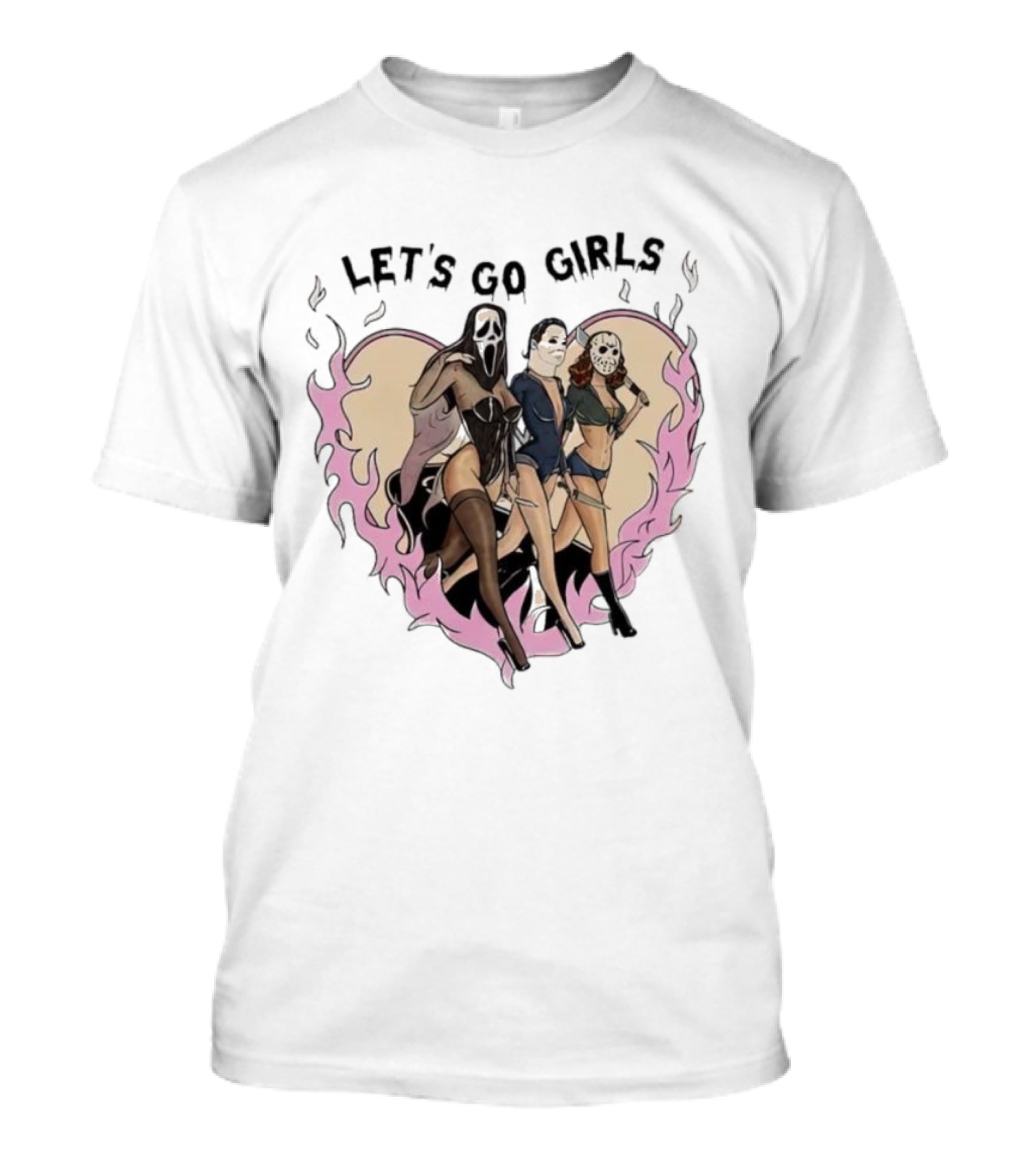 Let's Go Girls Horror Serial Killer T-Shirt