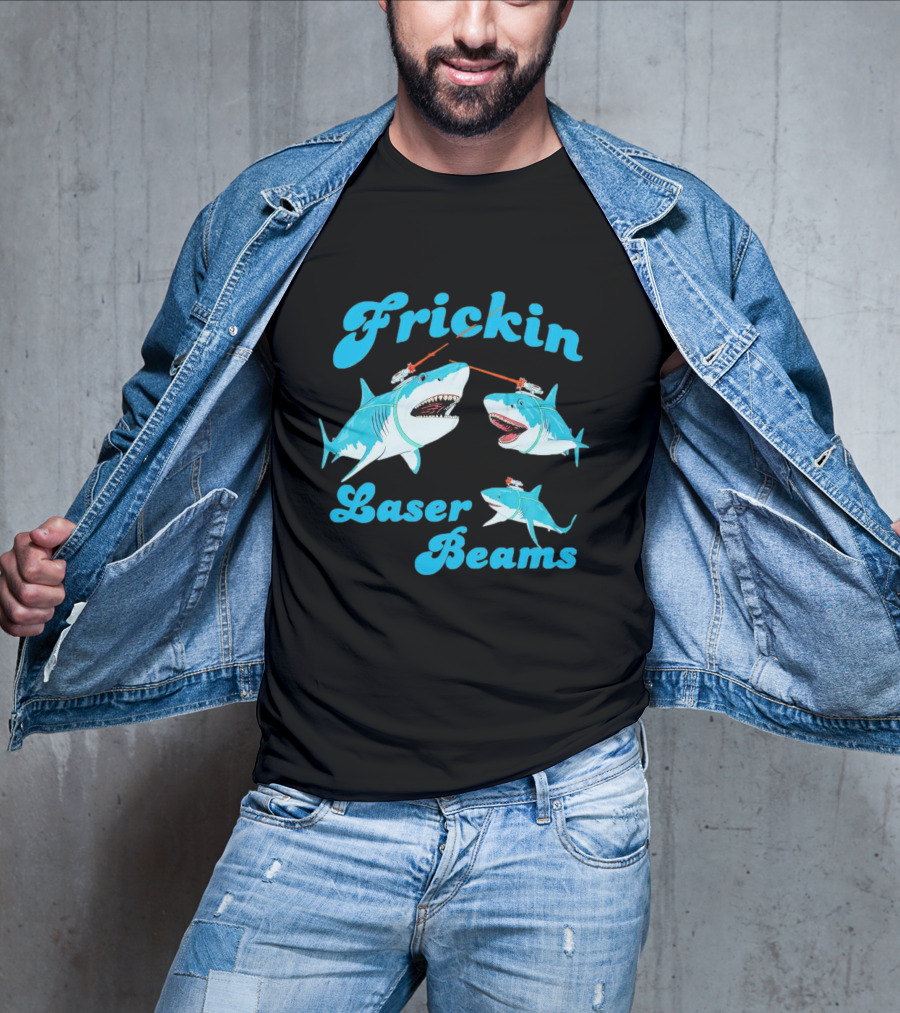 Frickin Laser Beams Sharks Retro T-Shirt