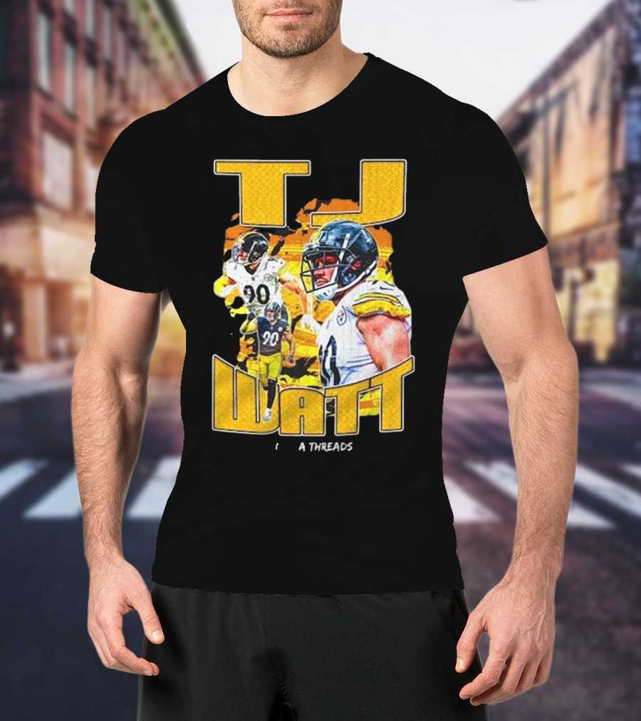 TJ Watt Vintage Bootleg Threads T-Shirt
