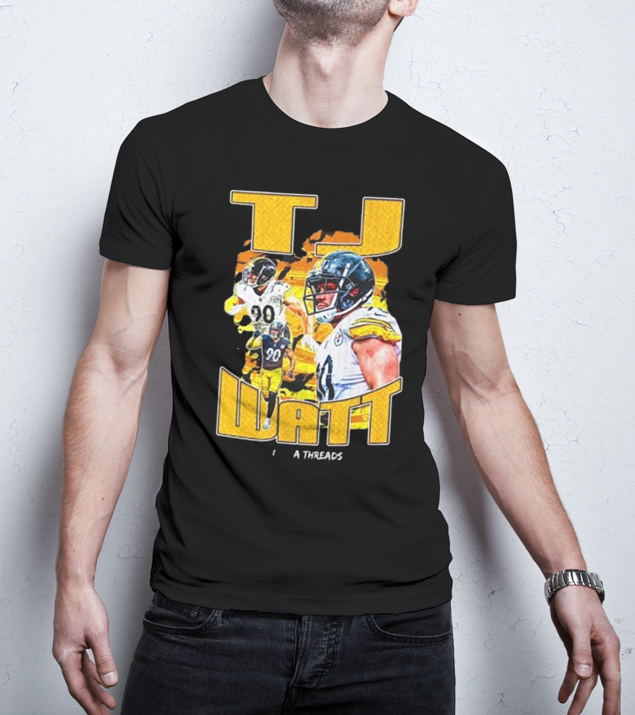 TJ Watt Vintage Bootleg Threads T-Shirt