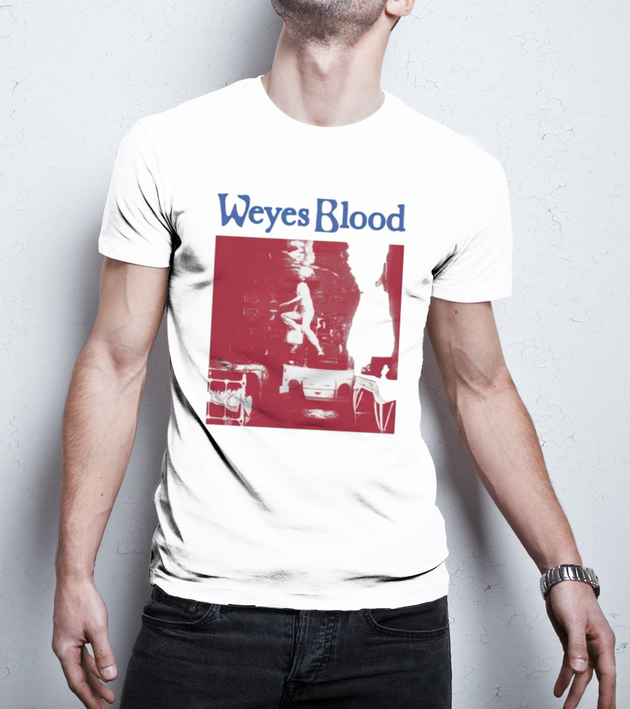 Weyes Blood Titanic Rising Red Silhouette Album T-Shirt