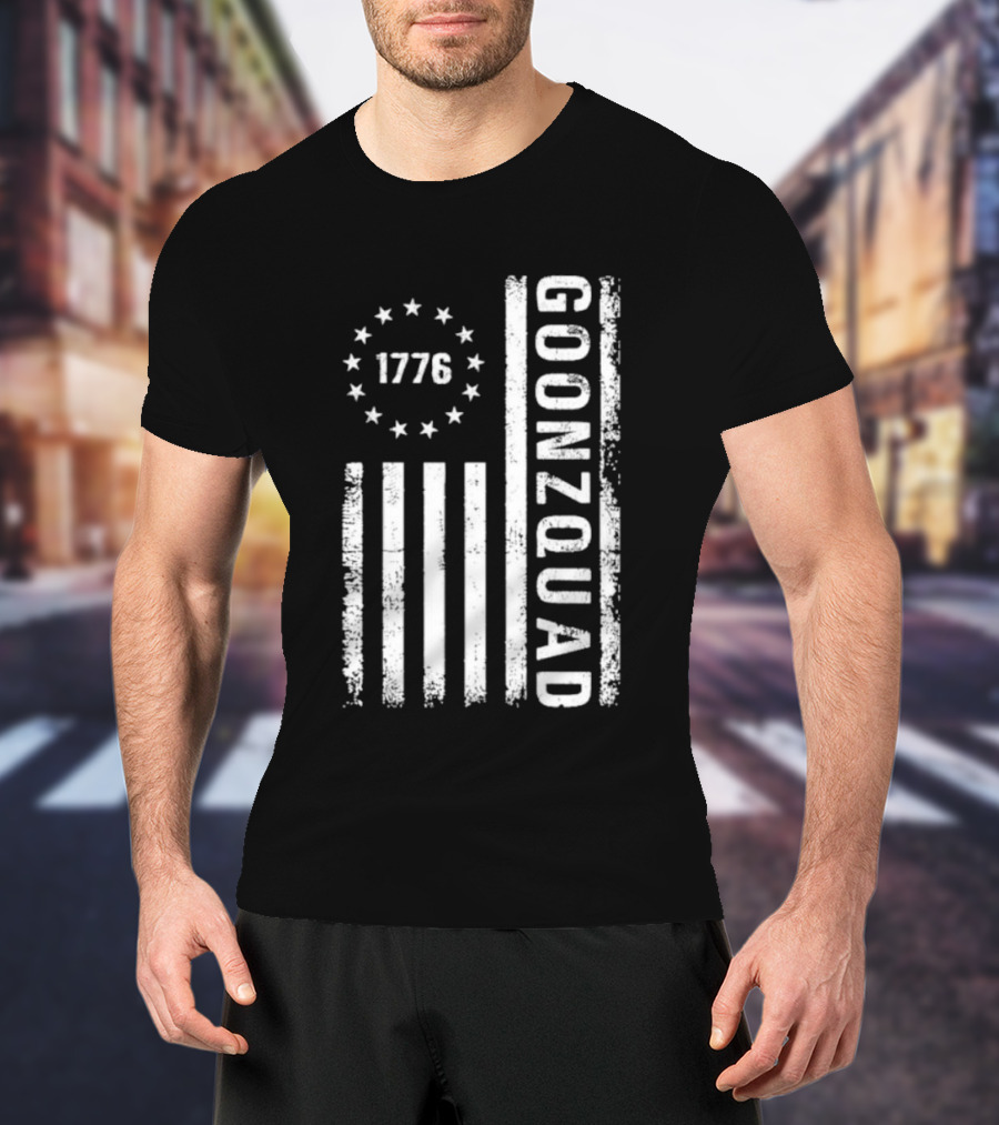 Goonzquad 1776 Distressed American Flag T-Shirt