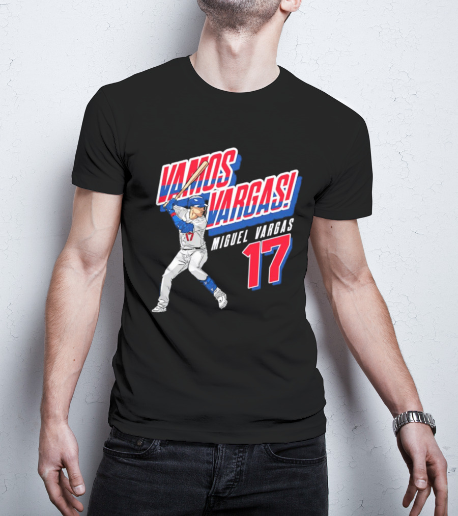 Vamos Vargas Miguel Vargas #17 Baseball Player Iconic T-Shirt