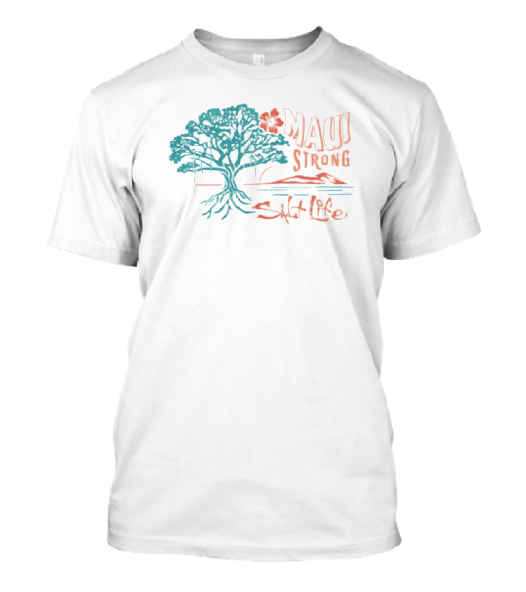 Maui Strong Salt Life Tree Island Strength T-Shirt