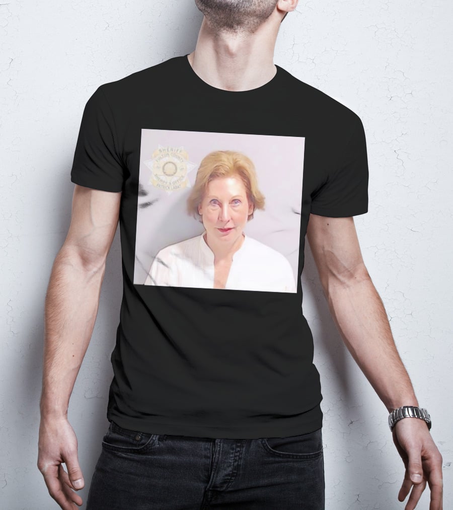Sidney Powell Mugshot Fulton County Sheriff Badge T-Shirt
