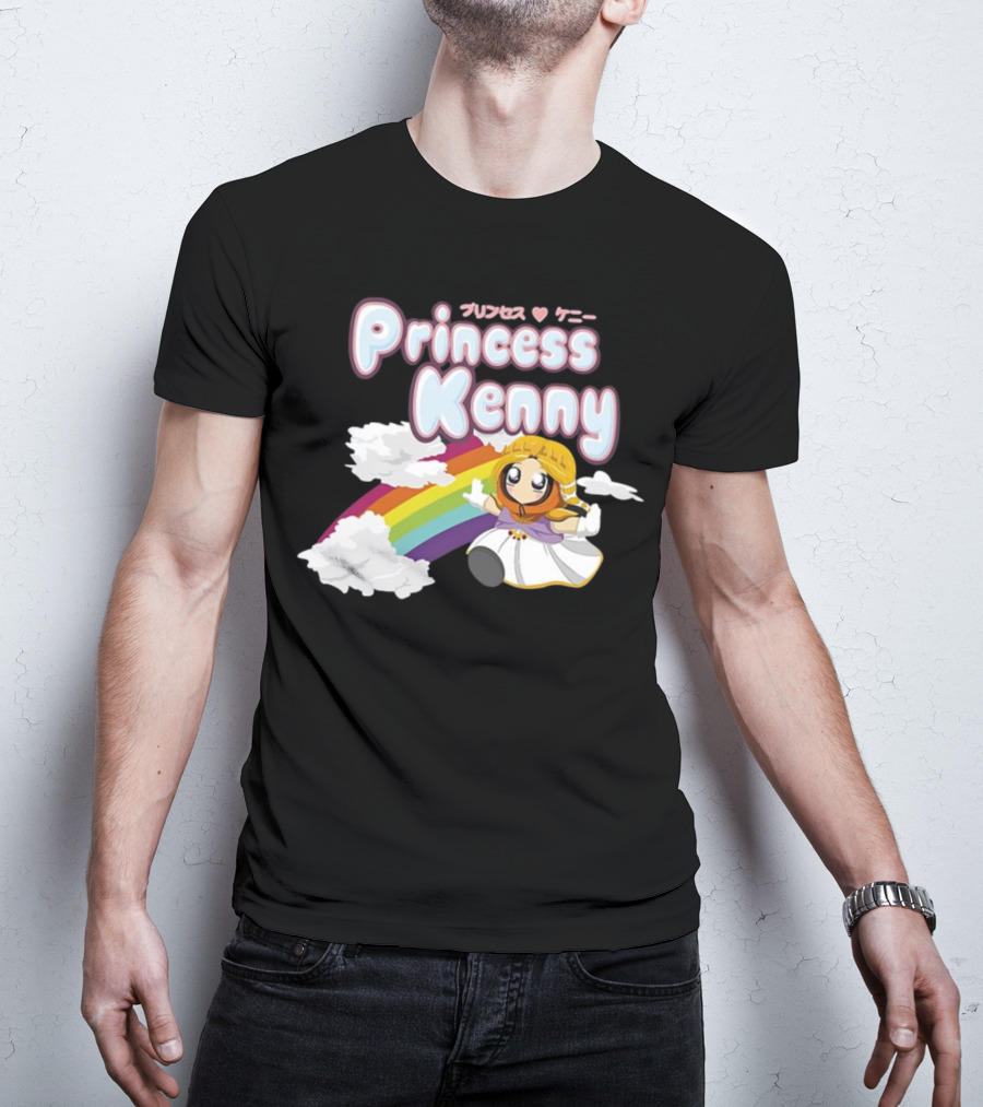 Princess Kenny Anime Rainbow Clouds South Park T-Shirt
