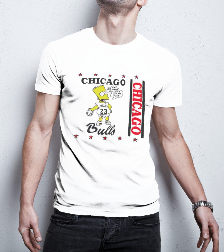 Chicago Bulls Bart Simpson Basketball T-Shirt