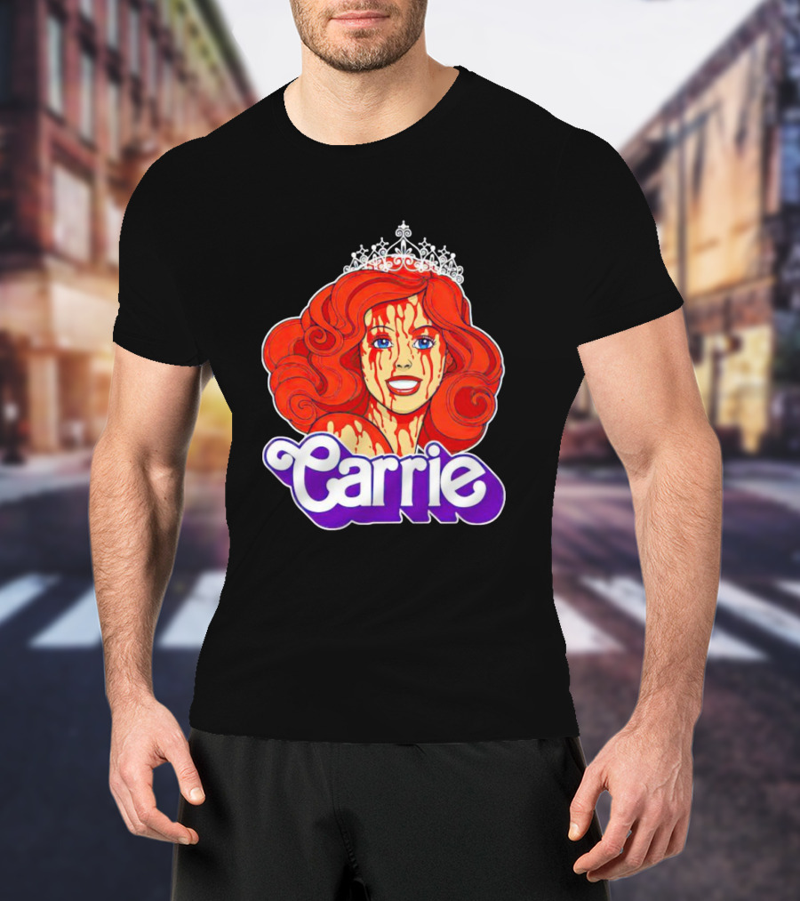 Carrie Blood-soaked Princess Barbie Queen T-Shirt