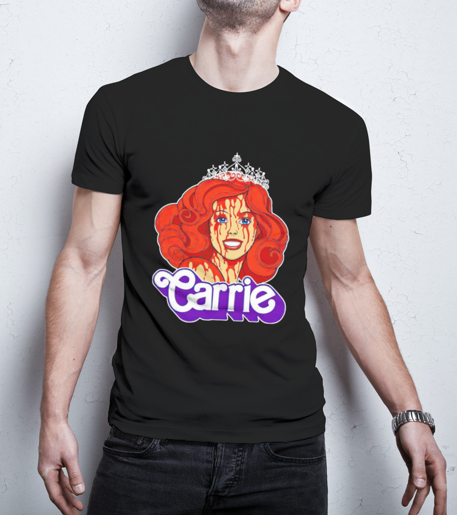 Carrie Blood-soaked Princess Barbie Queen T-Shirt
