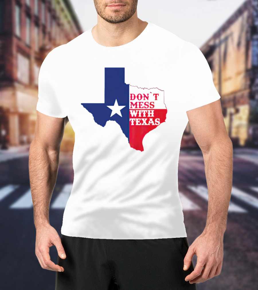Don’t Mess With Texas Star Map T-Shirt