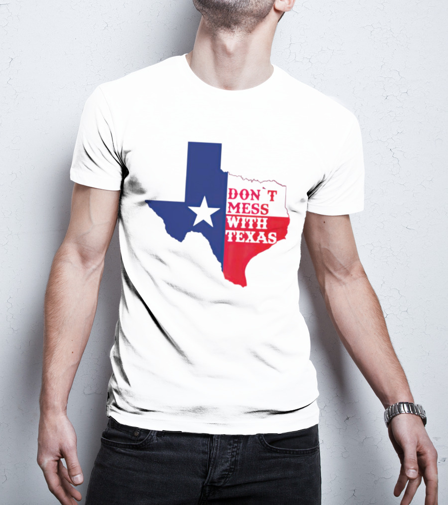 Don’t Mess With Texas Star Map T-Shirt