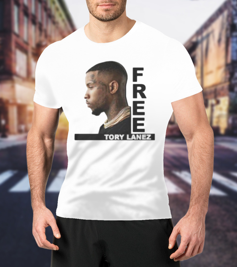 Free Tory Lanez Profile View Text T-Shirt