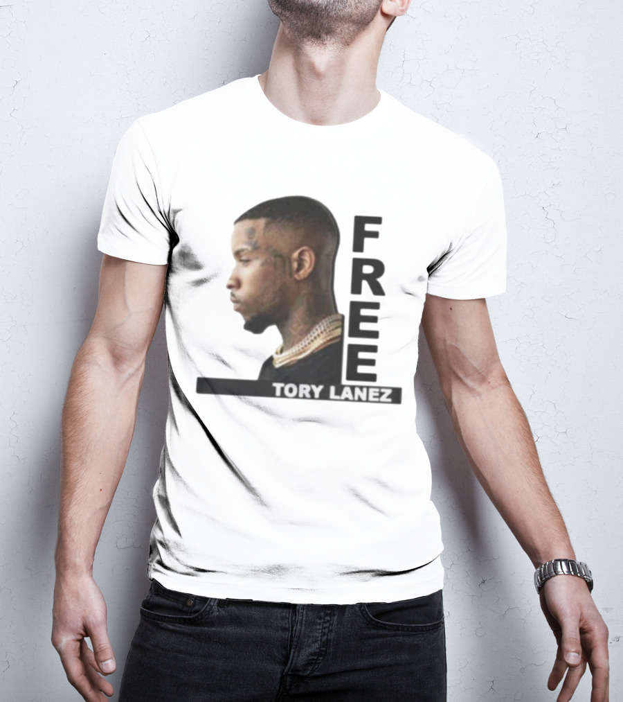 Free Tory Lanez Profile View Text T-Shirt