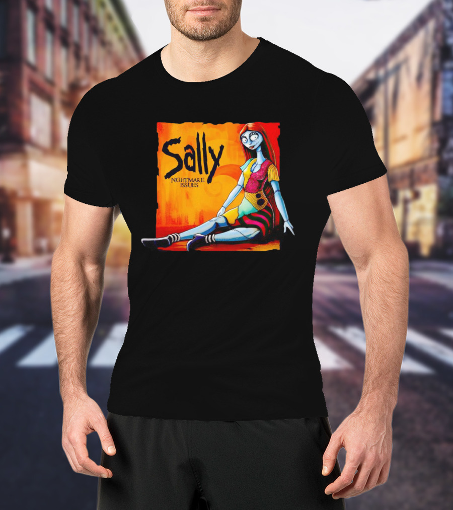 Sally Nightmare Issues Burton Style Rag Doll T-Shirt