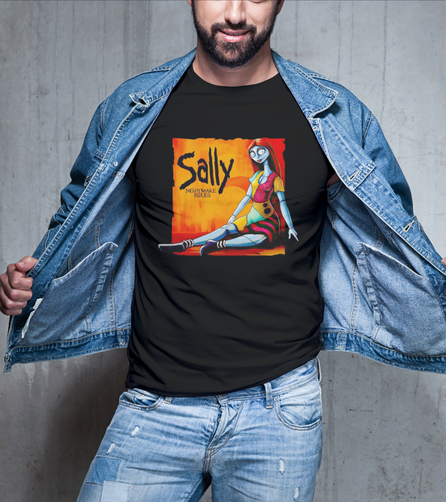 Sally Nightmare Issues Burton Style Rag Doll T-Shirt