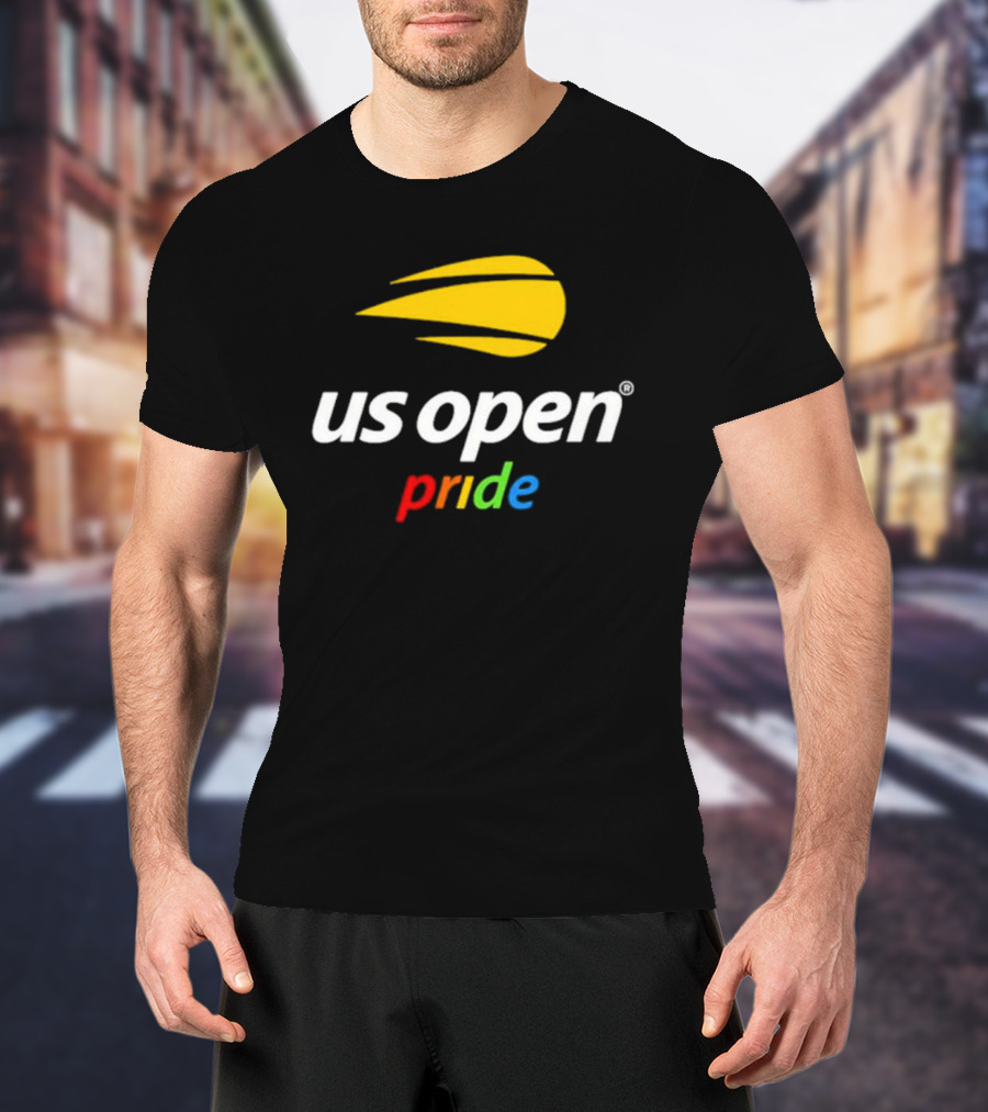 Us Open Pride Rainbow Tennis Ball T-Shirt