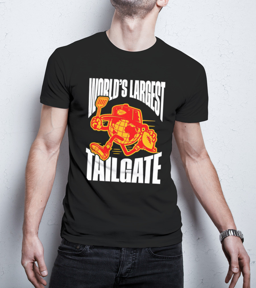 Kansas City Chiefs World's Largest Tailgate Football Grilling T-Shirt