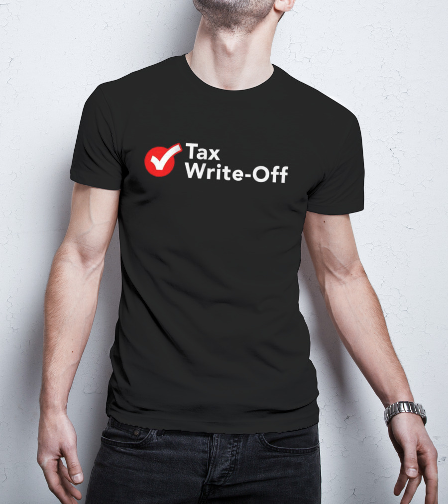 Tax Write-Off Red Checkmark T-Shirt
