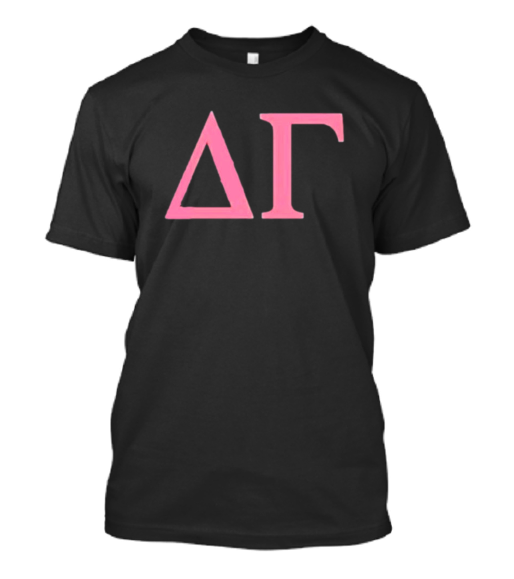 Delta Gamma World Famous ΔΓ Pink Lettering T-Shirt