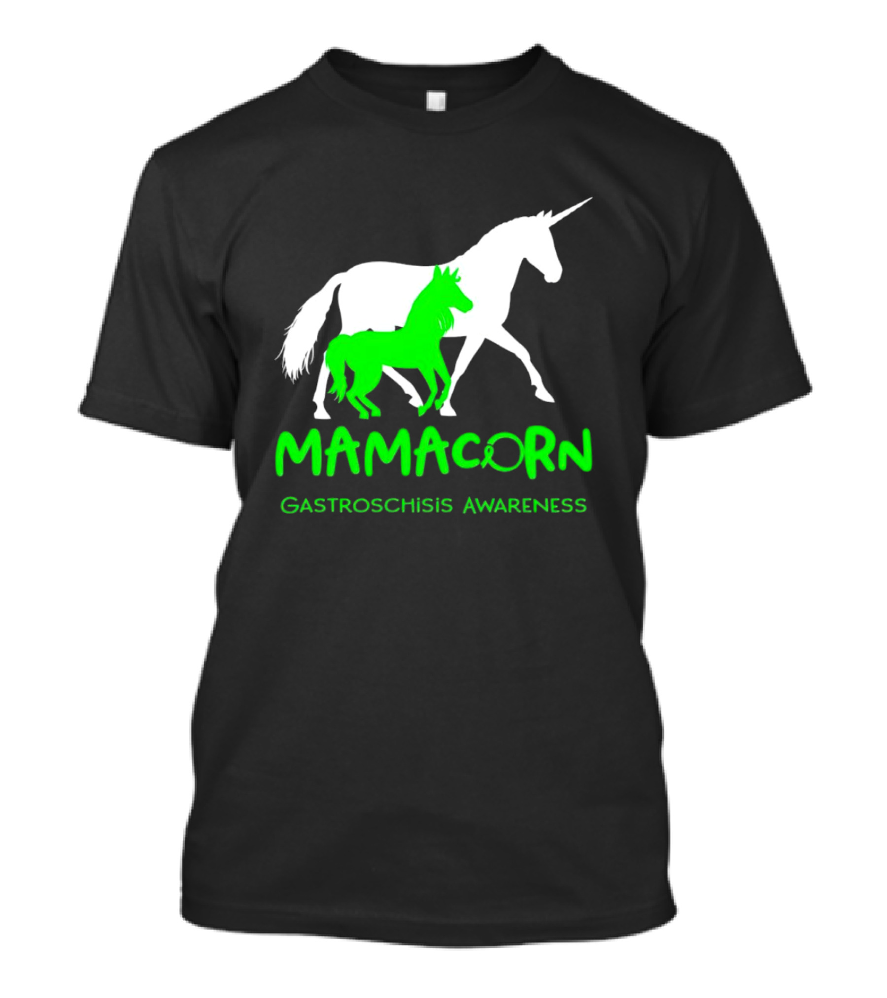 Mamacorn Gastroschisis Awareness Unicorn Mother And Foal T-Shirt