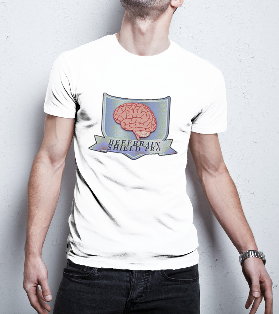Hypnospace Outlaw Beefbrain Shield Pro Badge Crest T-Shirt