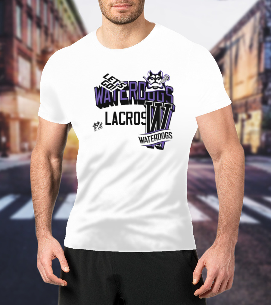 Premier Lacrosse League Waterdogs Let's Go Waterdogs LAX W T-Shirt