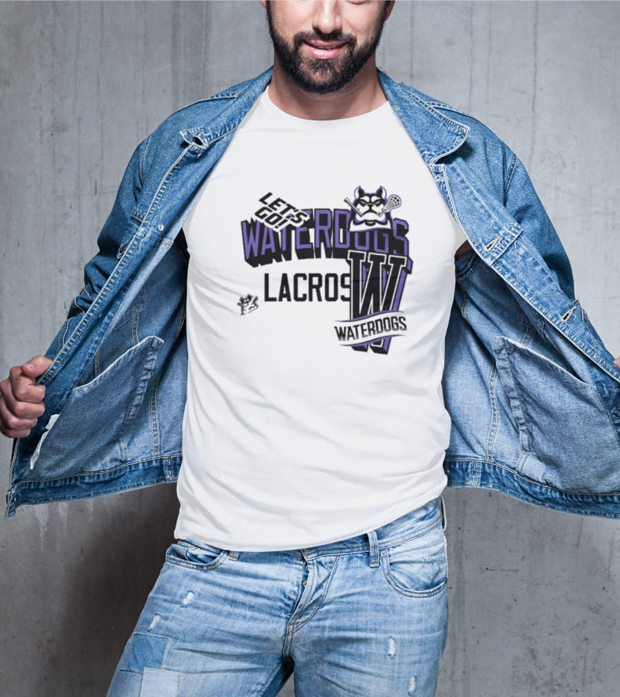 Premier Lacrosse League Waterdogs Let's Go Waterdogs LAX W T-Shirt