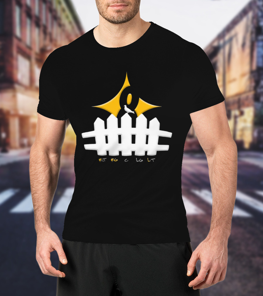 Steelers Kenny Pickett Pickett Fence RT RG C LG LT T-Shirt