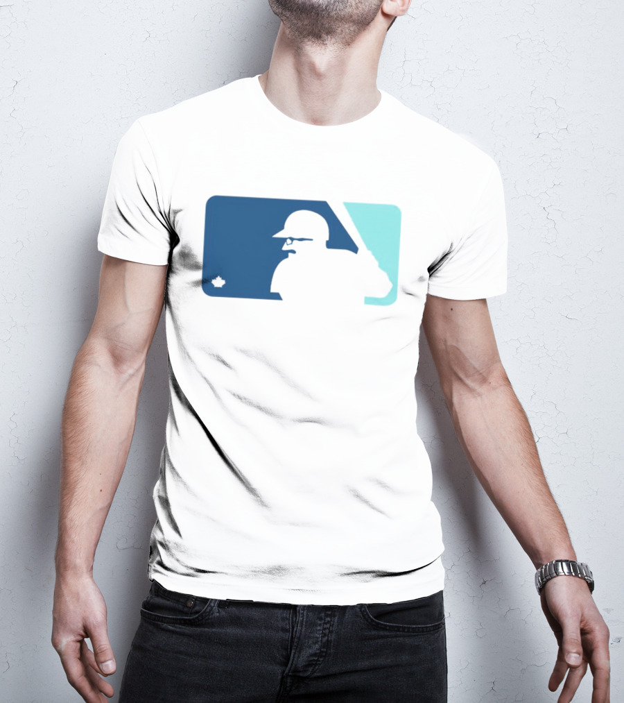 Ben Wagner Schneider Stache Baseball Logo With Batter T-Shirt