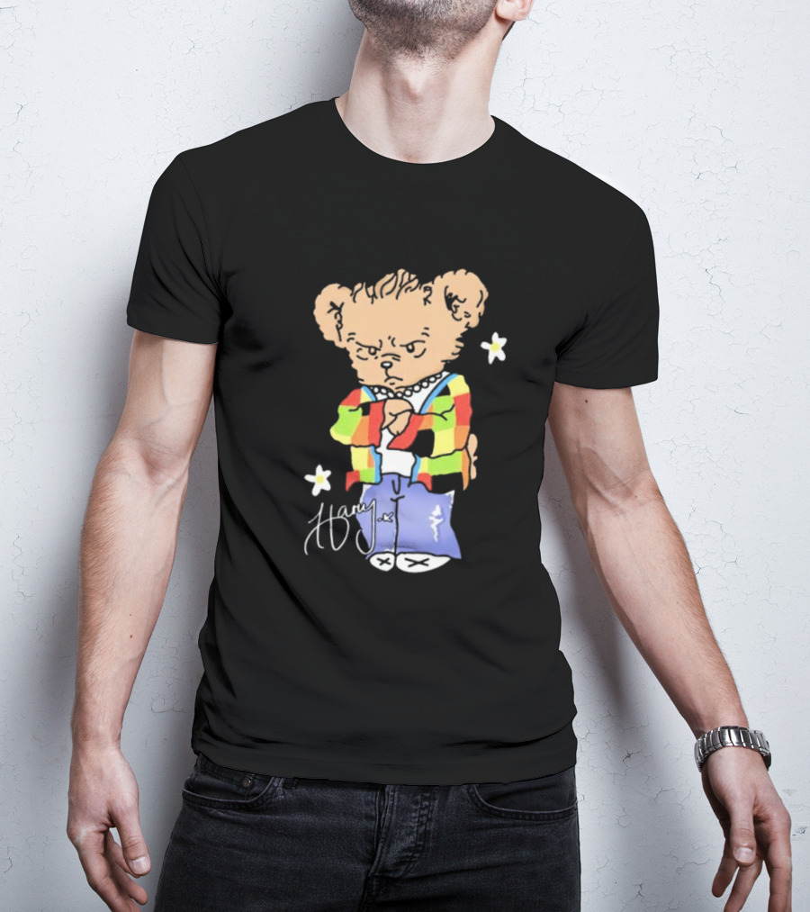 Teddy Bear Harry With Colorful Jacket And Signature T-Shirt
