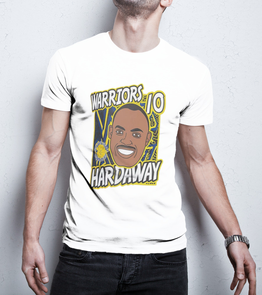 Warriors 10 Hardaway Golden State Cartoon T-Shirt