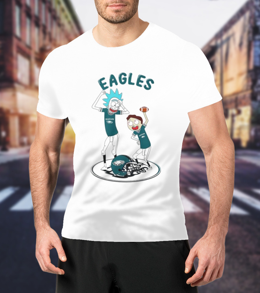 Philadelphia Eagles Rick And Morty Parody Dance T-Shirt