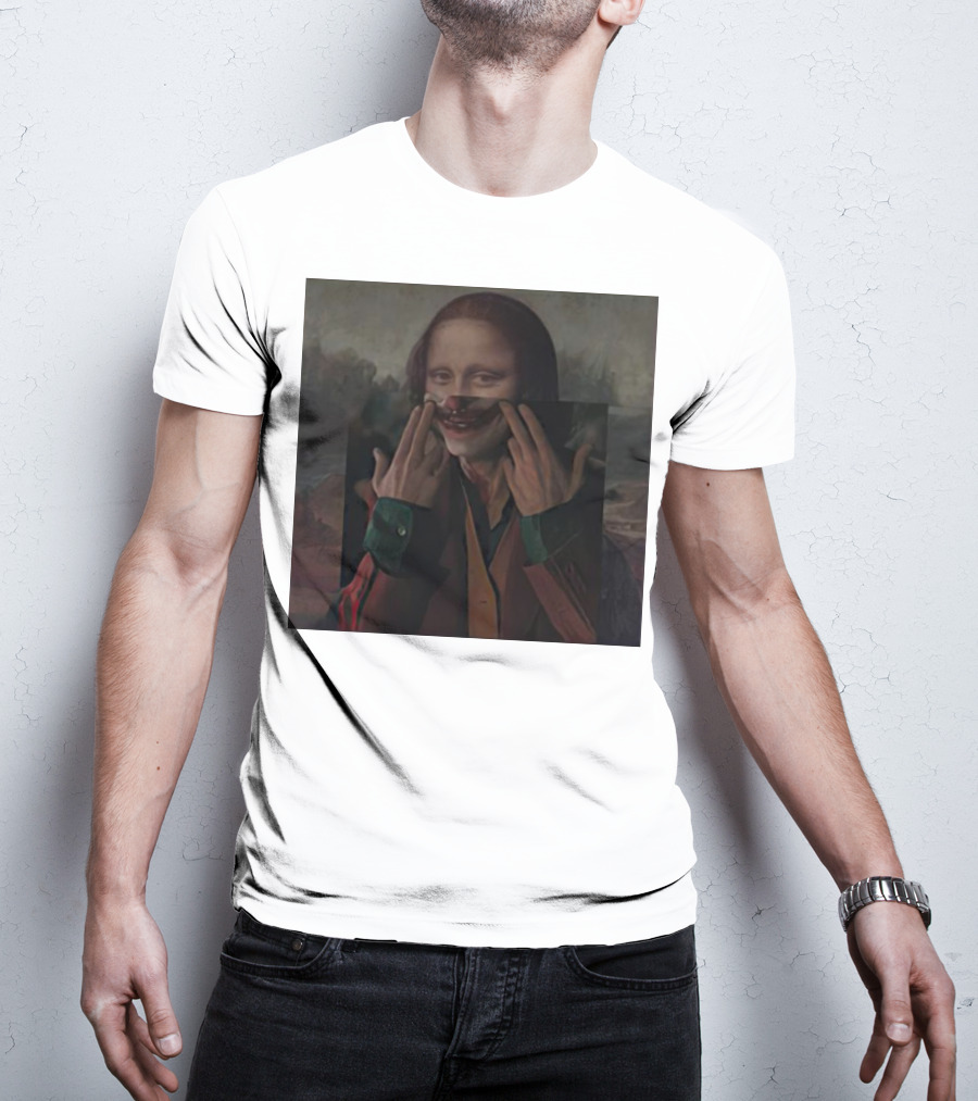 Mona Lisa Joker Crossover Fusion T-Shirt