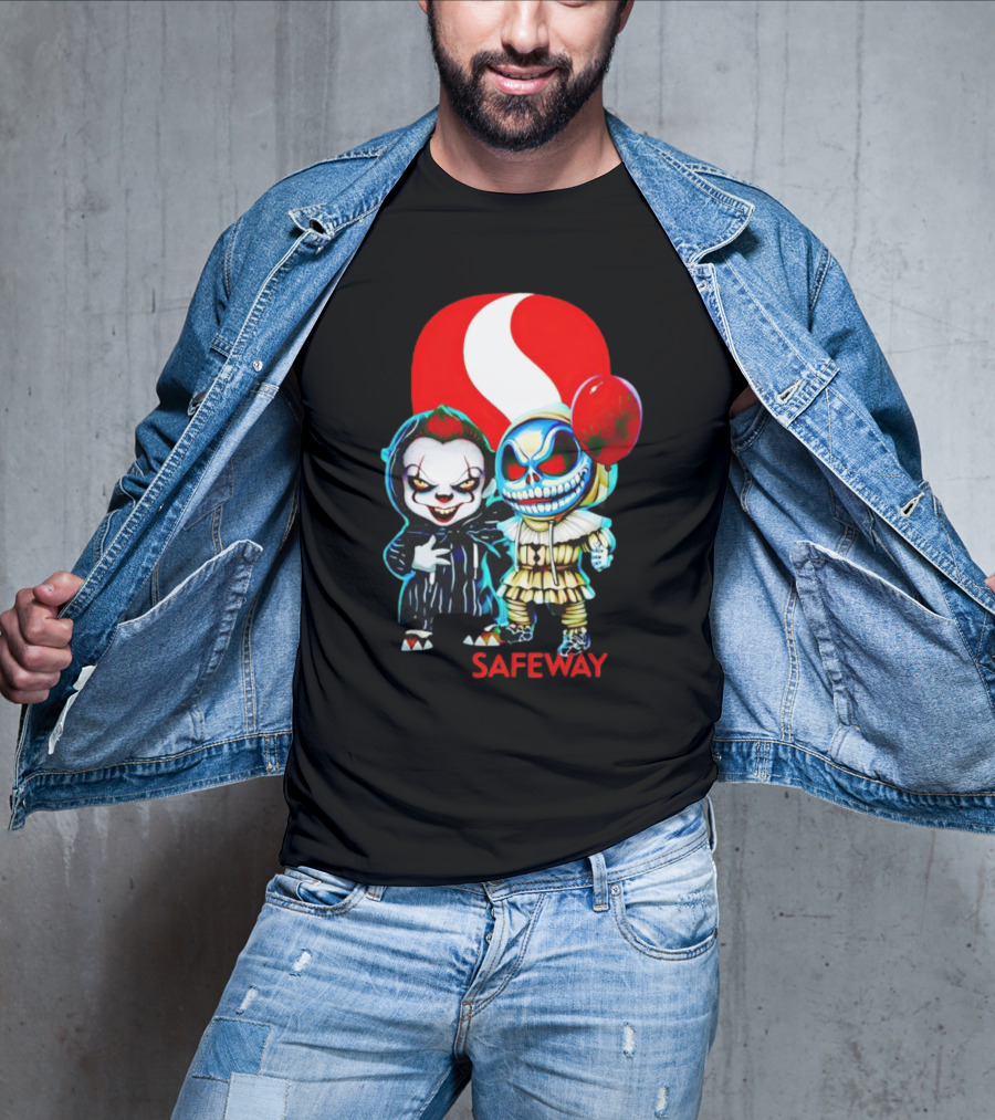 Pennywise Jack Skellington Safeway Halloween Combo T-Shirt
