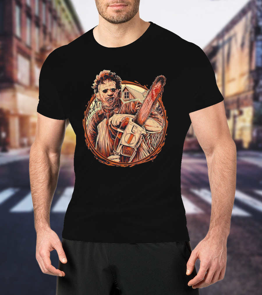 Texas Chainsaw Massacre Leatherface Horror Vintage T-Shirt