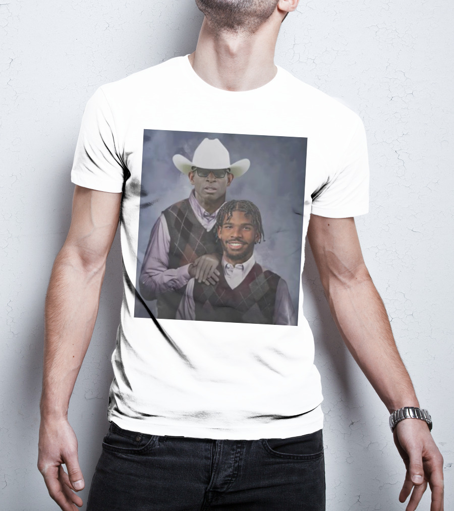 Deion Sanders And Shedeur Sanders Step Brothers Cowpoke T-Shirt