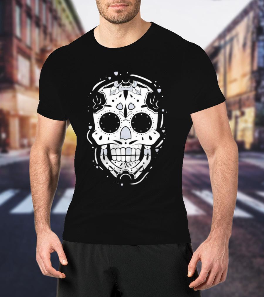 Las Vegas Raiders Sugar Skull NFL Team Spirit T-Shirt