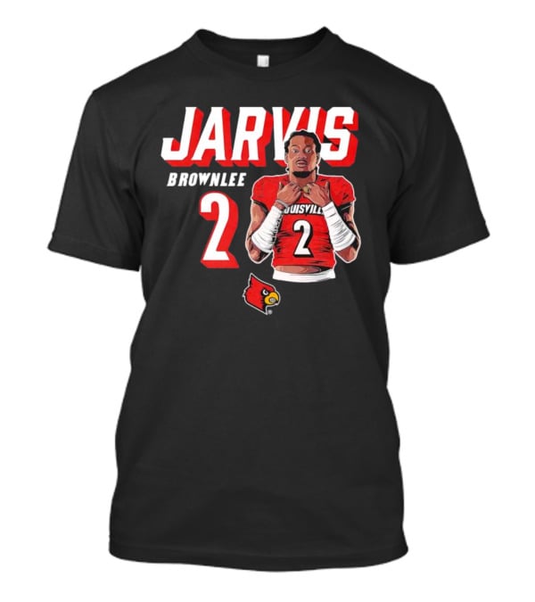 Jarvis Brownlee Louisville Cardinals Number 2 T-Shirt