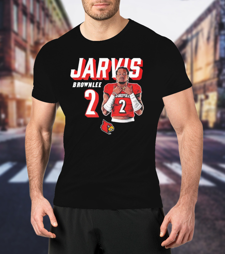 Jarvis Brownlee Louisville Cardinals Number 2 T-Shirt