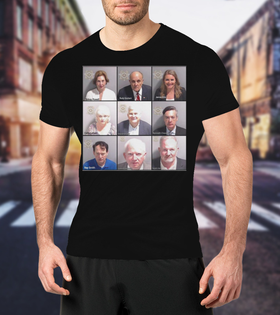 Sidney Powell Rudy Giuliani Jenna Ellis Mugshots T-Shirt